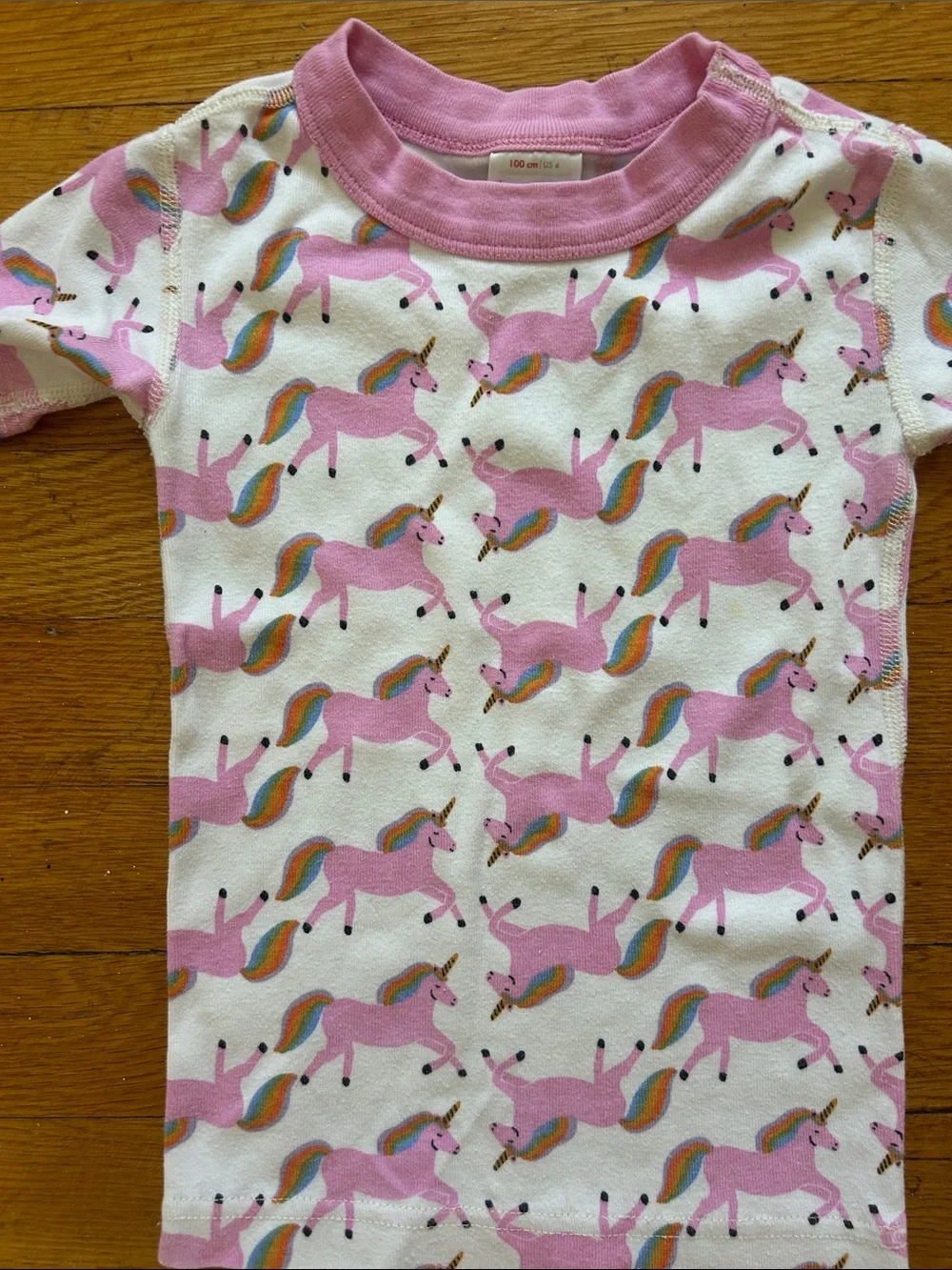 Hanna Andersson organic unicorn pajamas